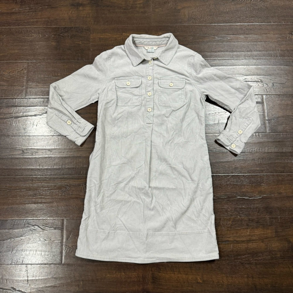 Boden Corduroy Button Front Dress Size 4P‎ Women